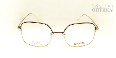 Seiko T8109 C030 Burgundy-Gold оправа очковая